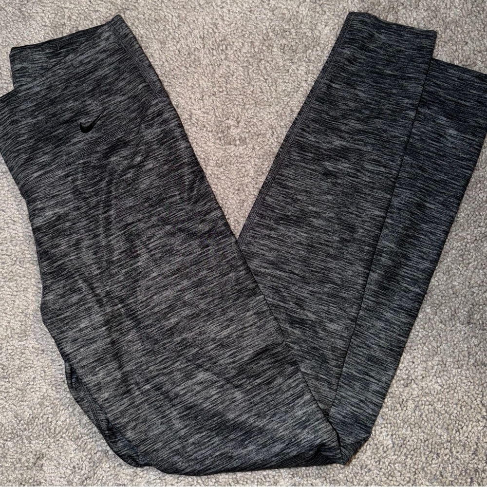 Nike Women's Heathered Gray Leggings Sz small